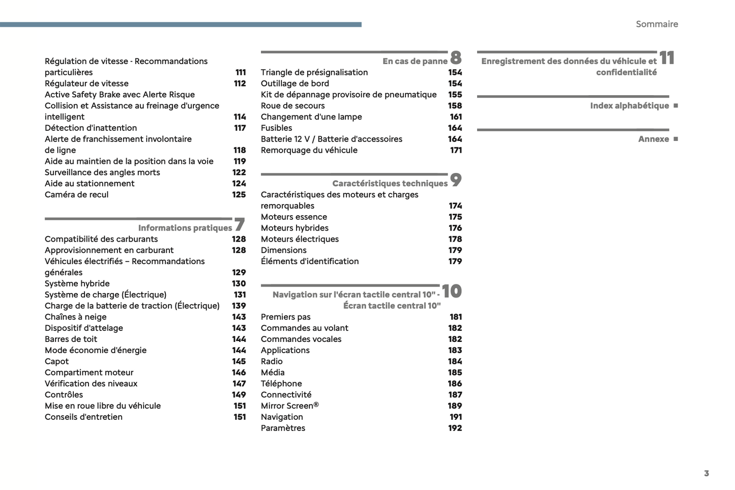 2024 Citroën C3 Aircross Owner's Manual | French