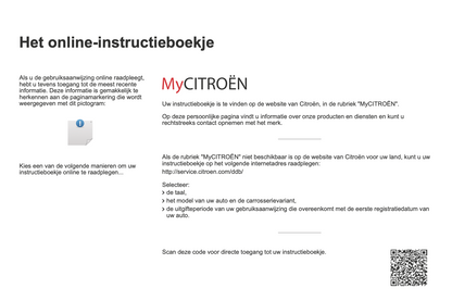 2015-2016 Citroën C3 Picasso Owner's Manual | Dutch