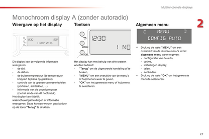 2015-2016 Citroën C3 Picasso Owner's Manual | Dutch