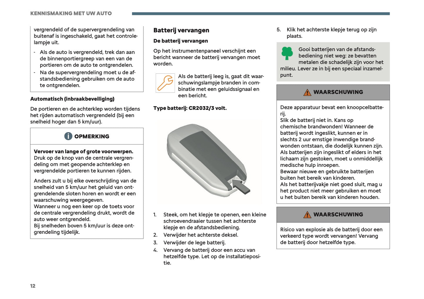 2026 Citroën C3 Aircross Owner's Manual | Dutch