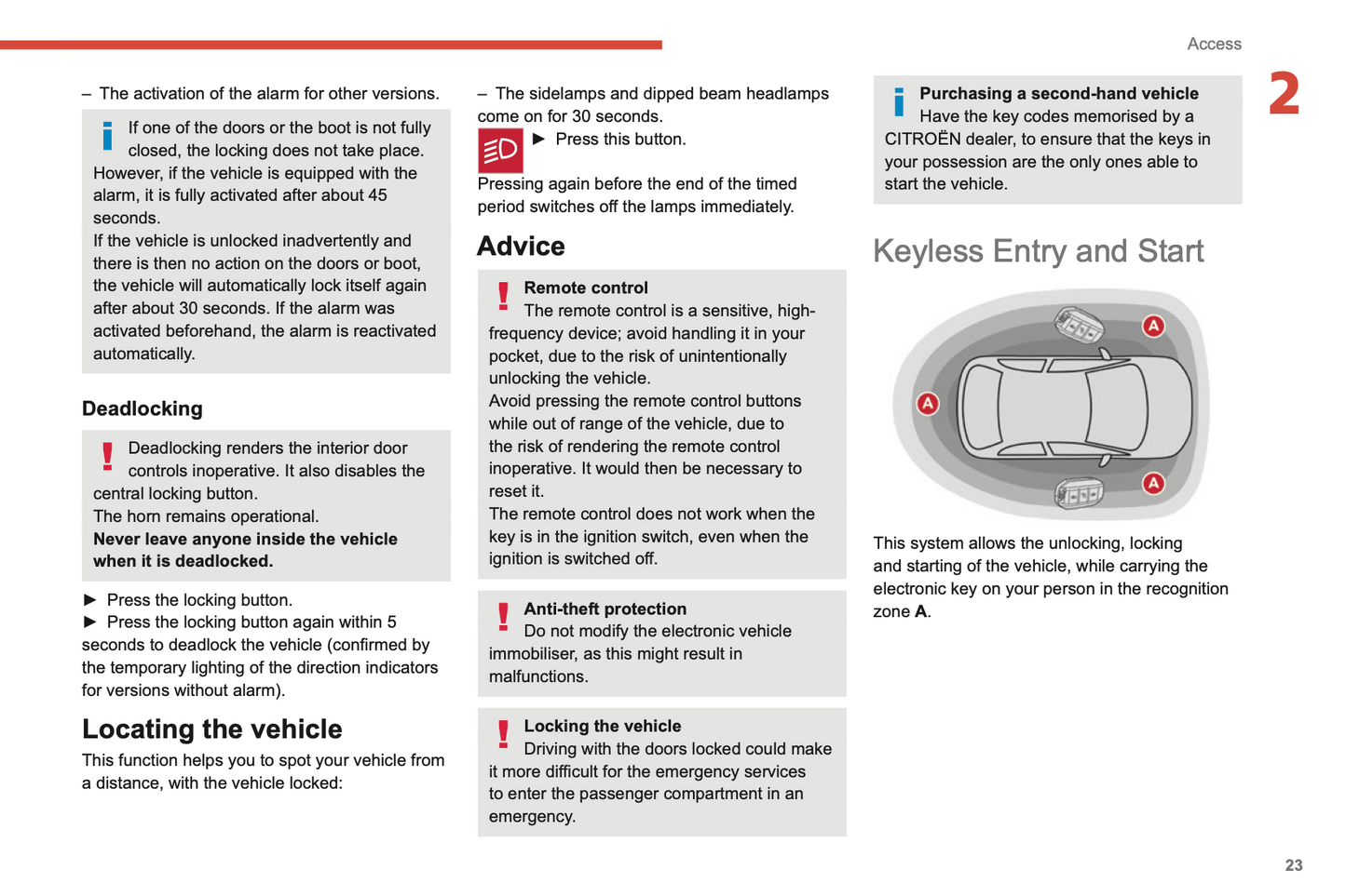 2022-2024 Citroen C3 Bedienungsanleitung | Englisch