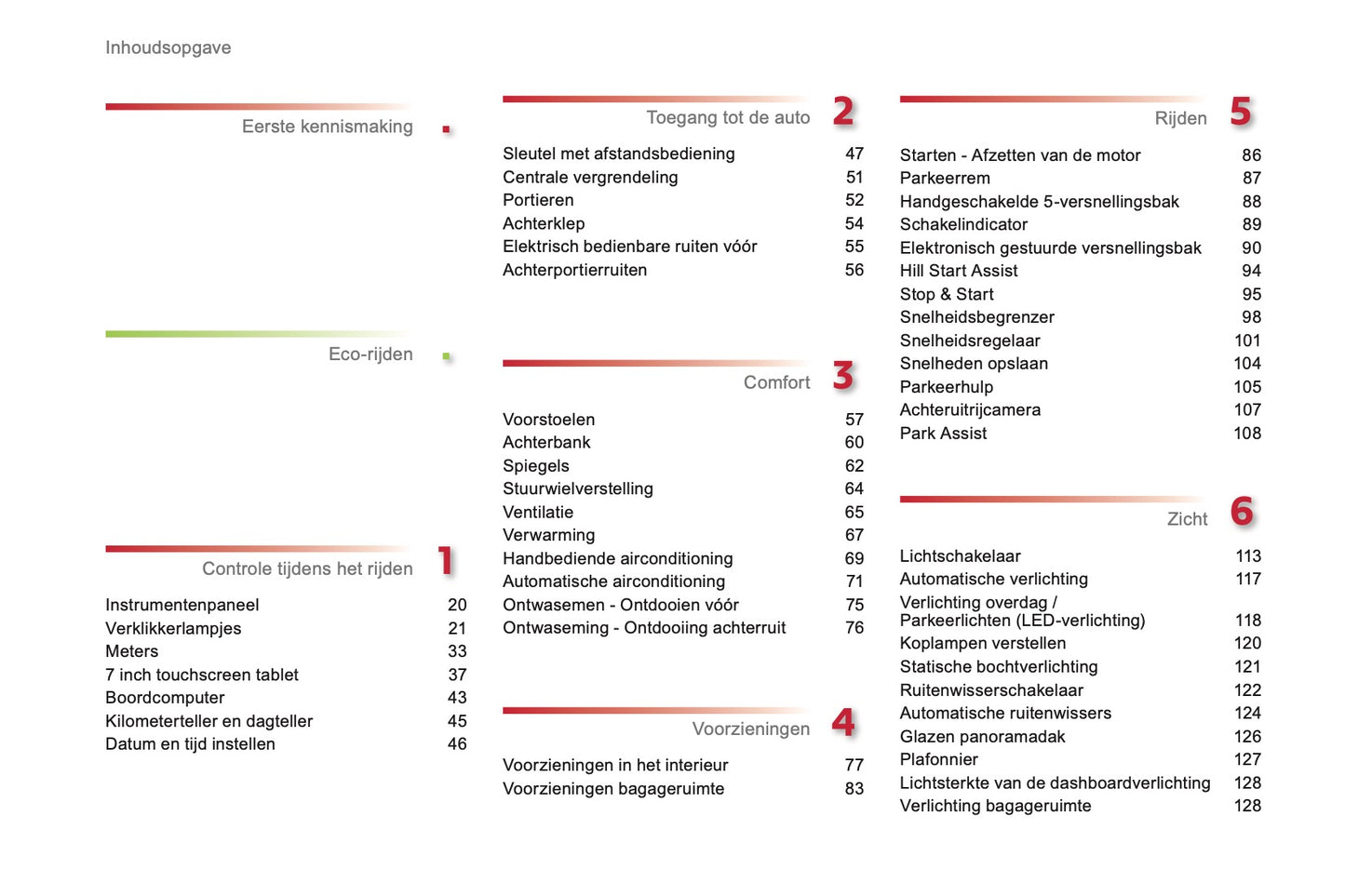 2014 Citroën C4 Cactus Owner's Manual | Dutch