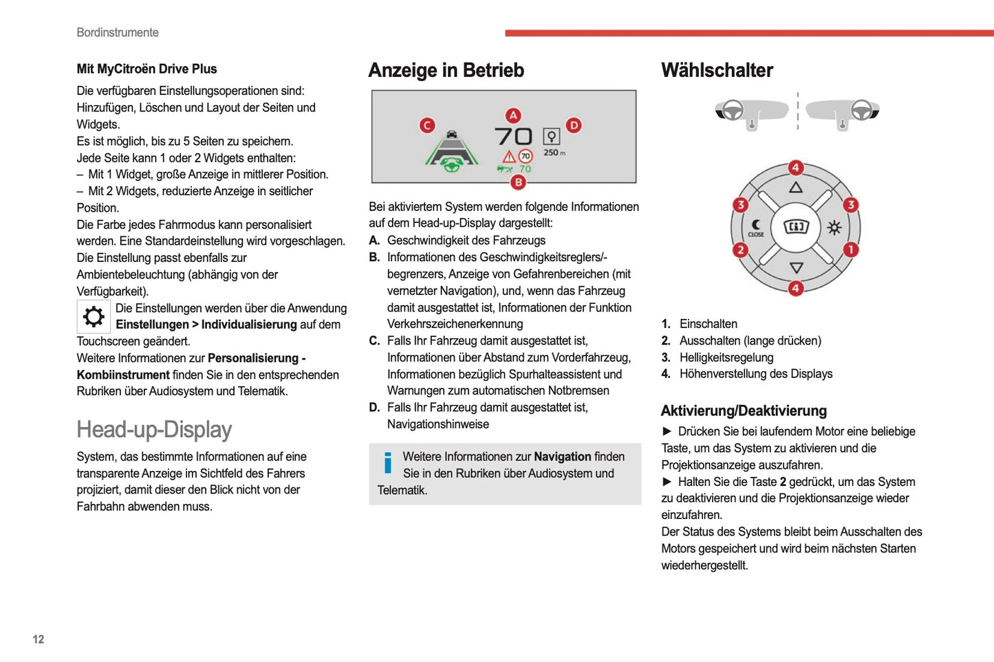 2022-2024 Citroën C4/C4 X Bedienungsanleitung | Deutsch
