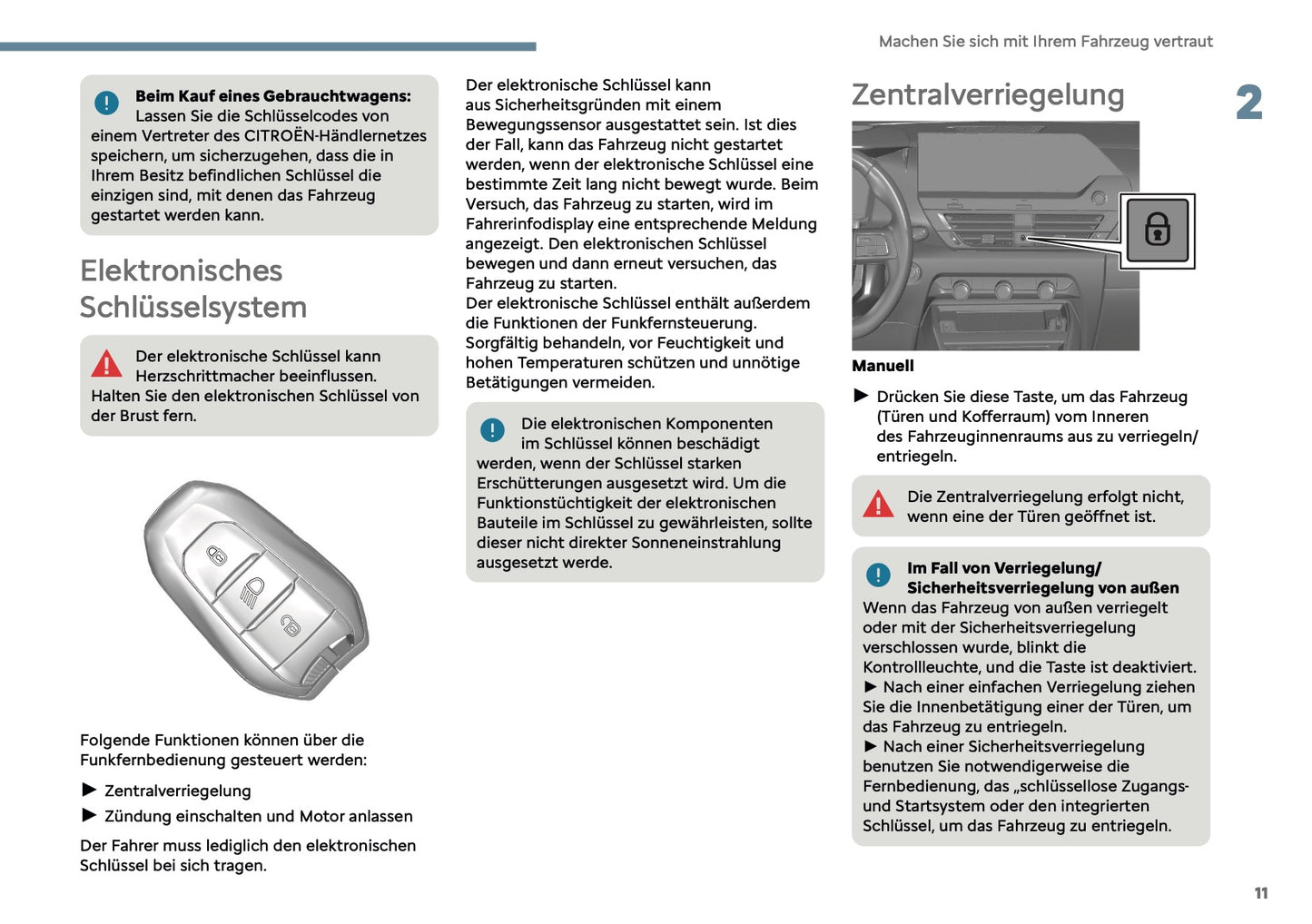 2025 Citroën C4/C4 X Owner's Manual | German