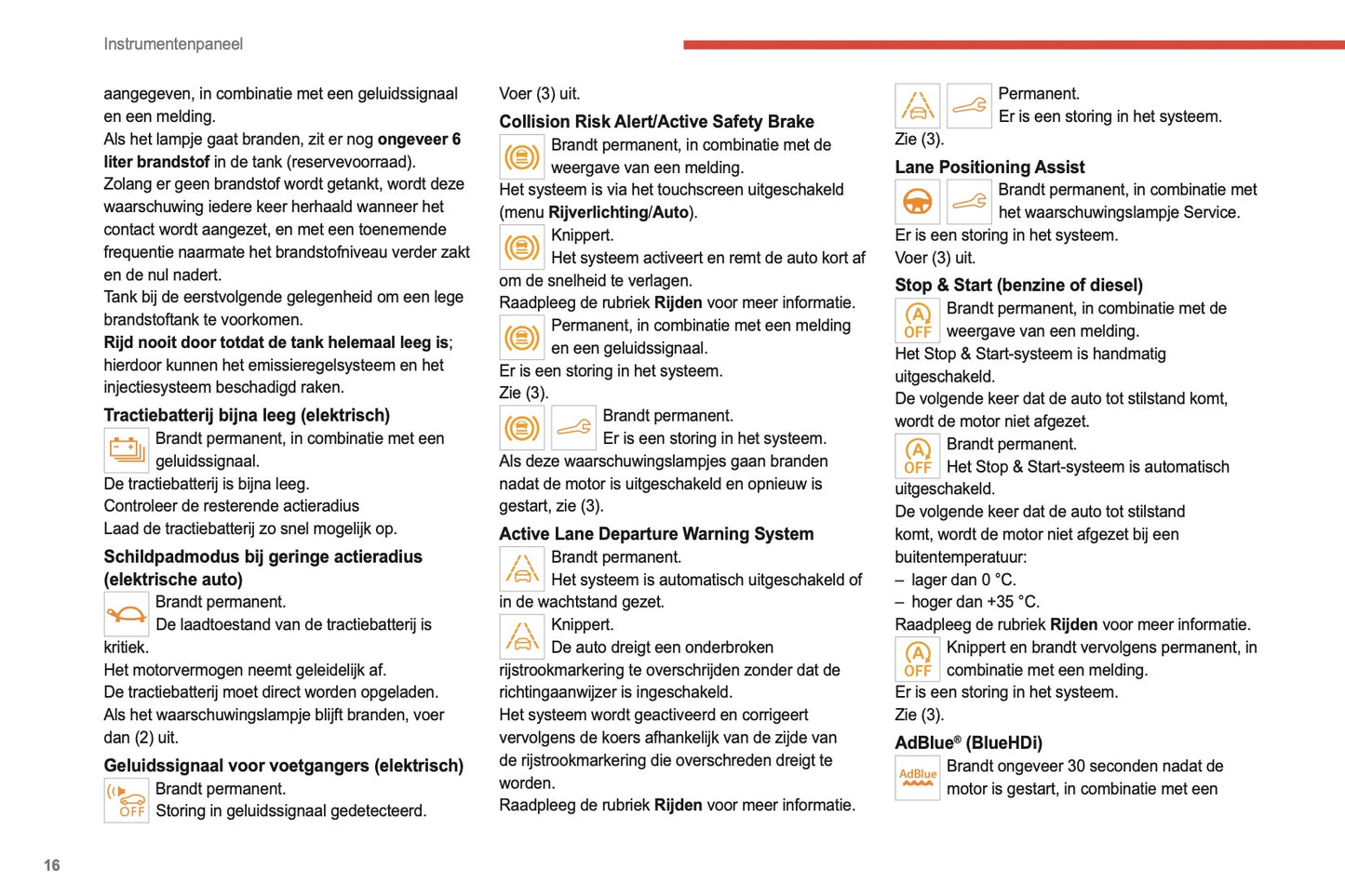2021-2022 Citroën C4/e-C4 Owner's Manual | Dutch