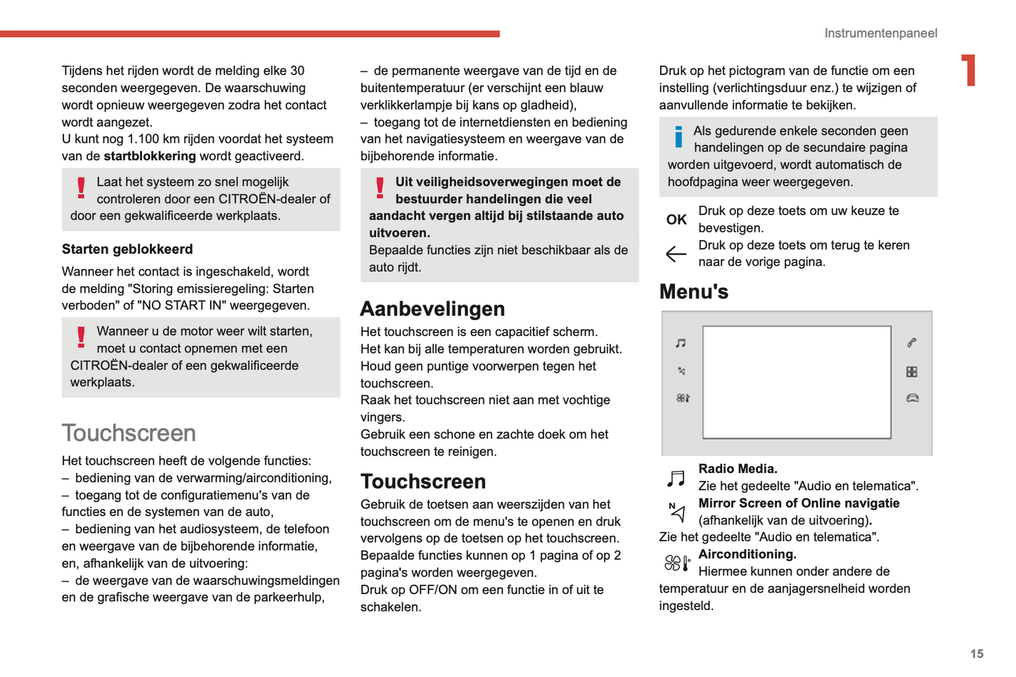 2019-2021 Citroën C4 Cactus Owner's Manual | Dutch