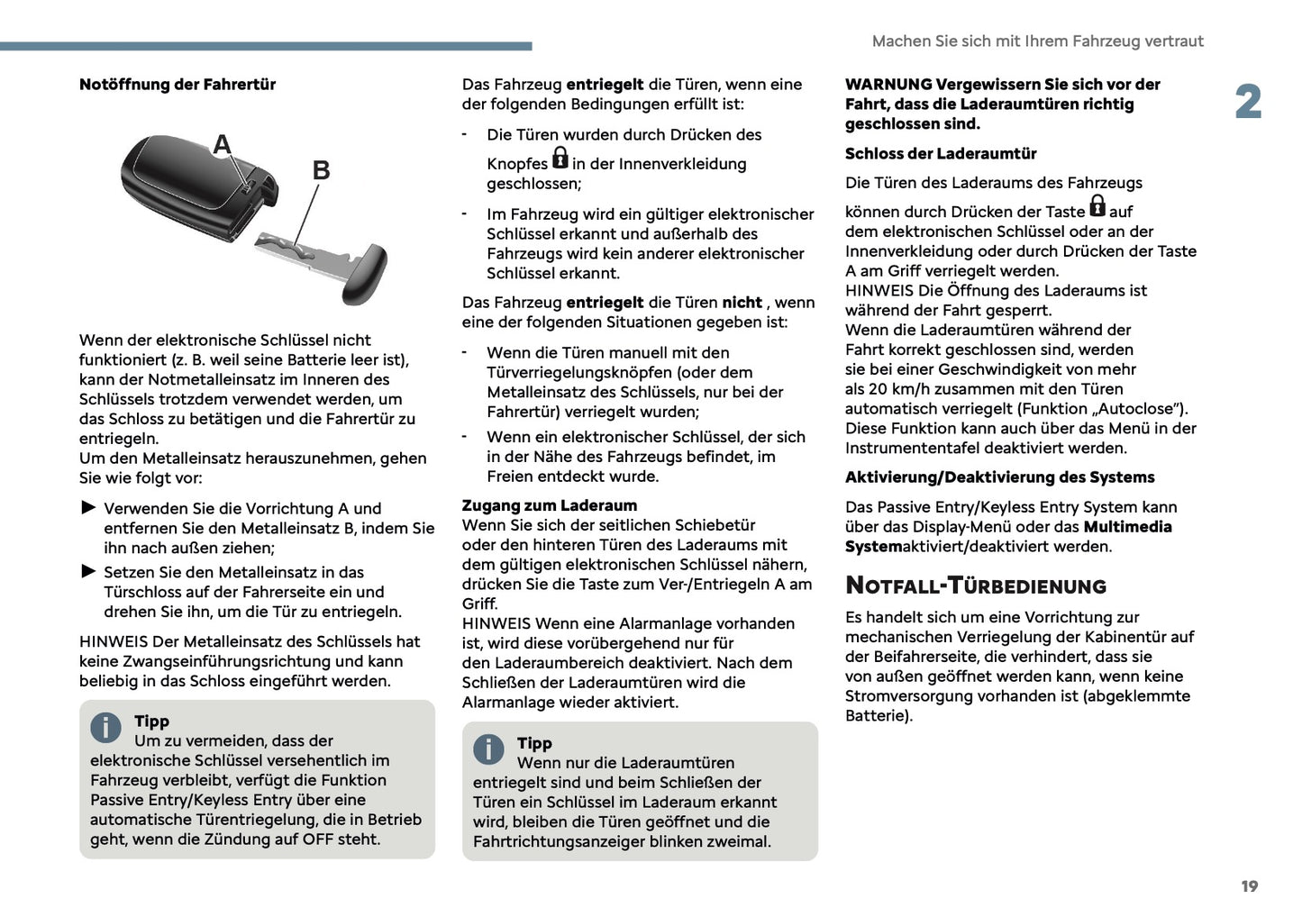 2025-2026 Citroën Jumper/Relay Owner's Manual | German