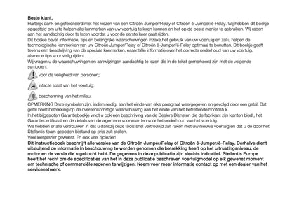 2024-2025 Citroën Jumper/Relay Owner's Manual | Dutch