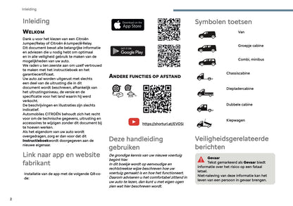 2025-2026 Citroën Jumper/Relay Owner's Manual | Dutch