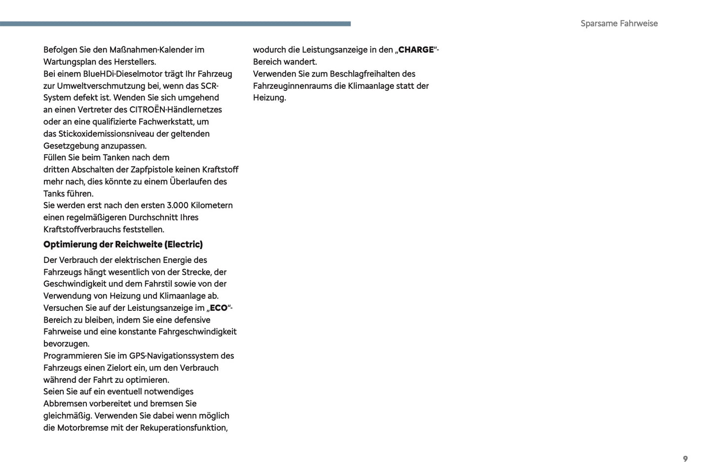 2024-2025 Citroën Jumpy/Dispatch/SpaceTourer Owner's Manual | German