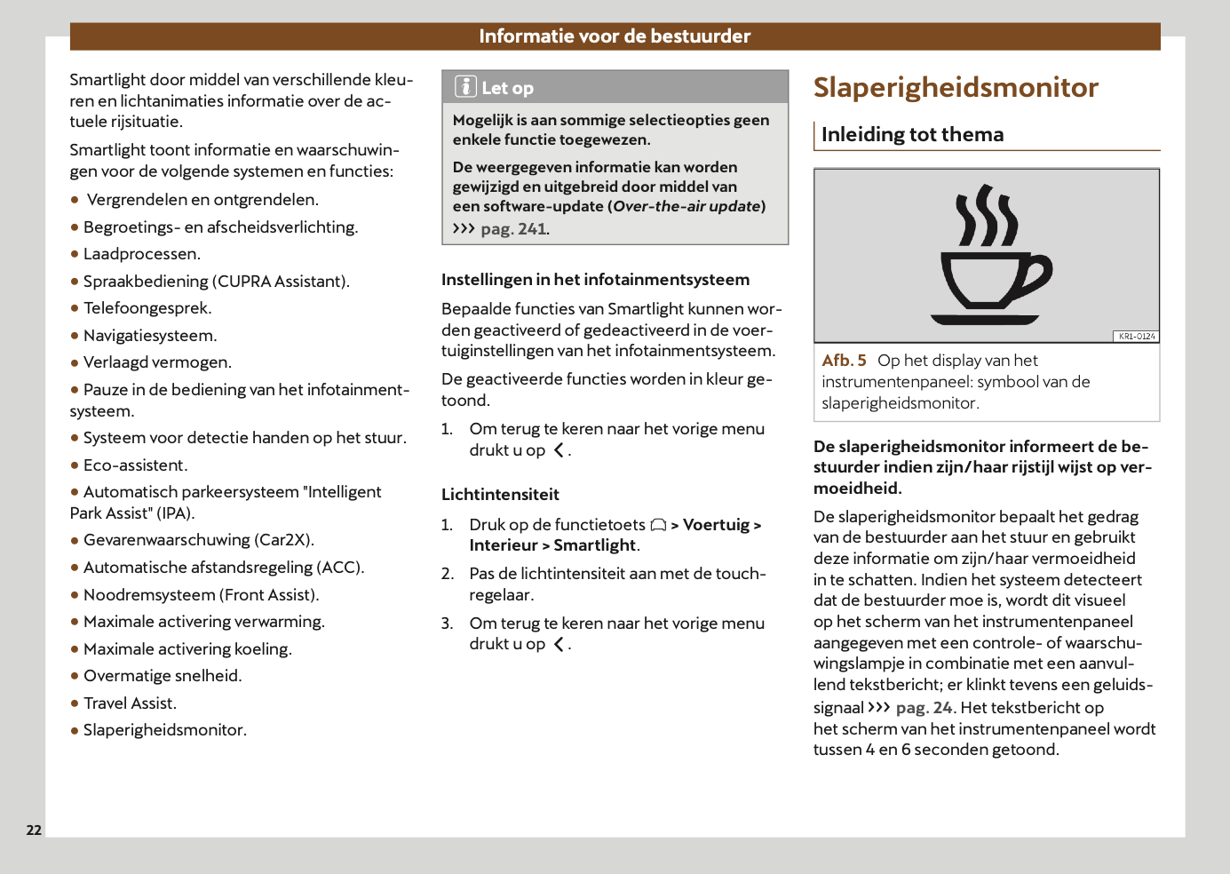 2024-2025 Cupra Born Owner's Manual | Dutch