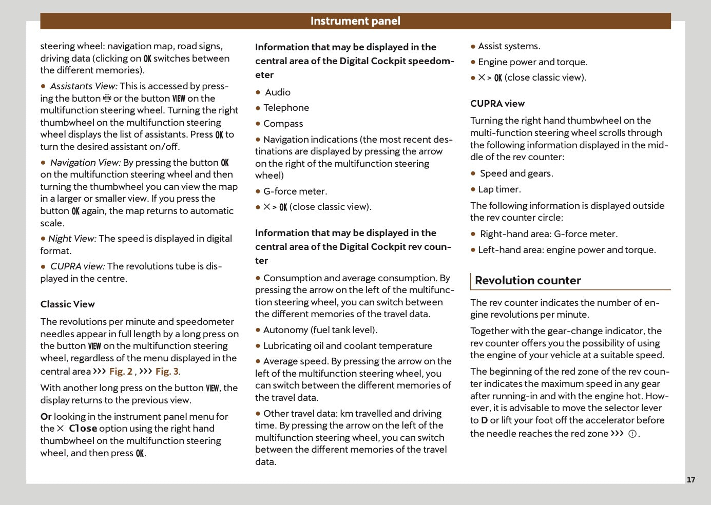 2024 Cupra Formentor Owner's Manual | English