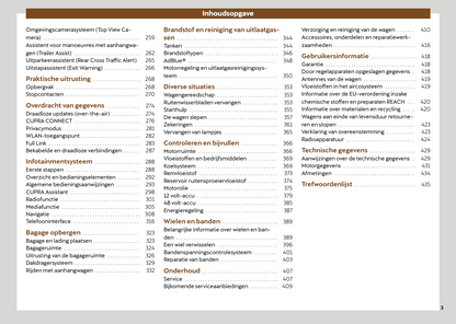 2024-2025 Cupra Formentor Owner's Manual | Dutch