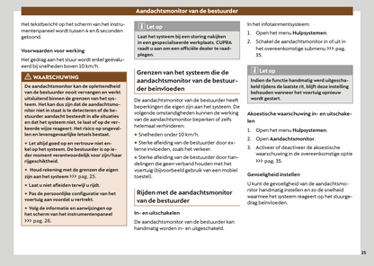 2024-2025 Cupra Tavascan Owner's Manual | Dutch