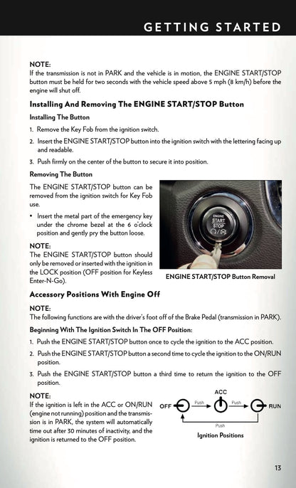 2016 Chrysler Town & County Owner's Manual | English