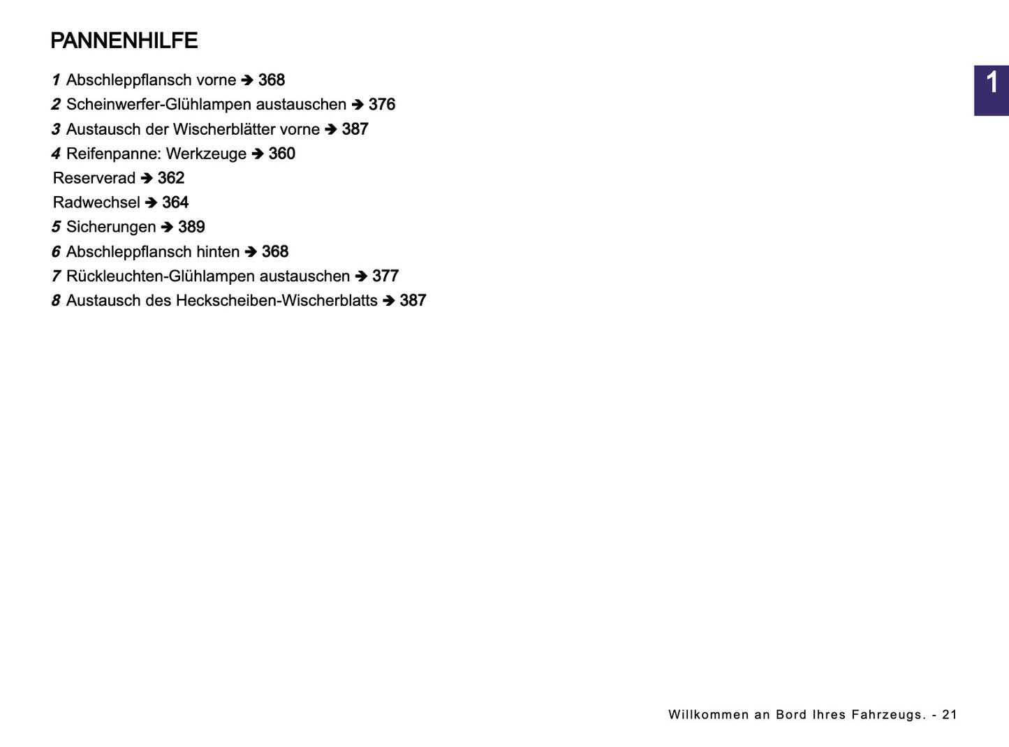 2025-2026 Dacia Duster Owner's Manual | German
