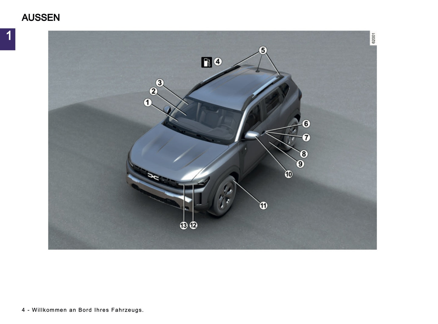 2025-2026 Dacia Duster Owner's Manual | German