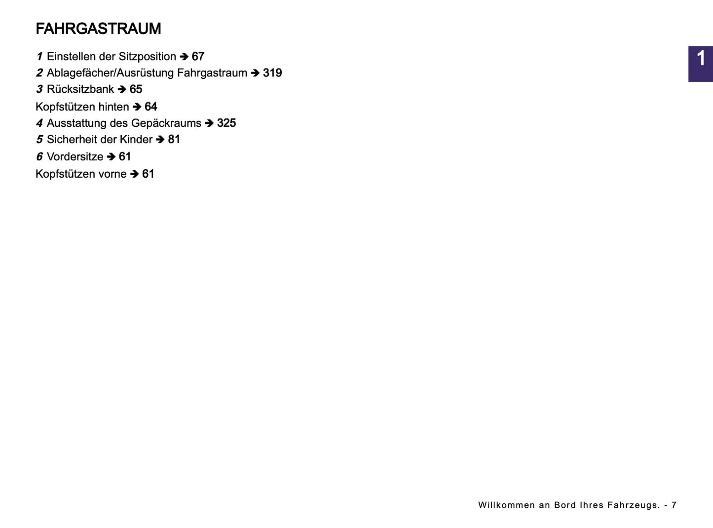 2025-2026 Dacia Duster Owner's Manual | German