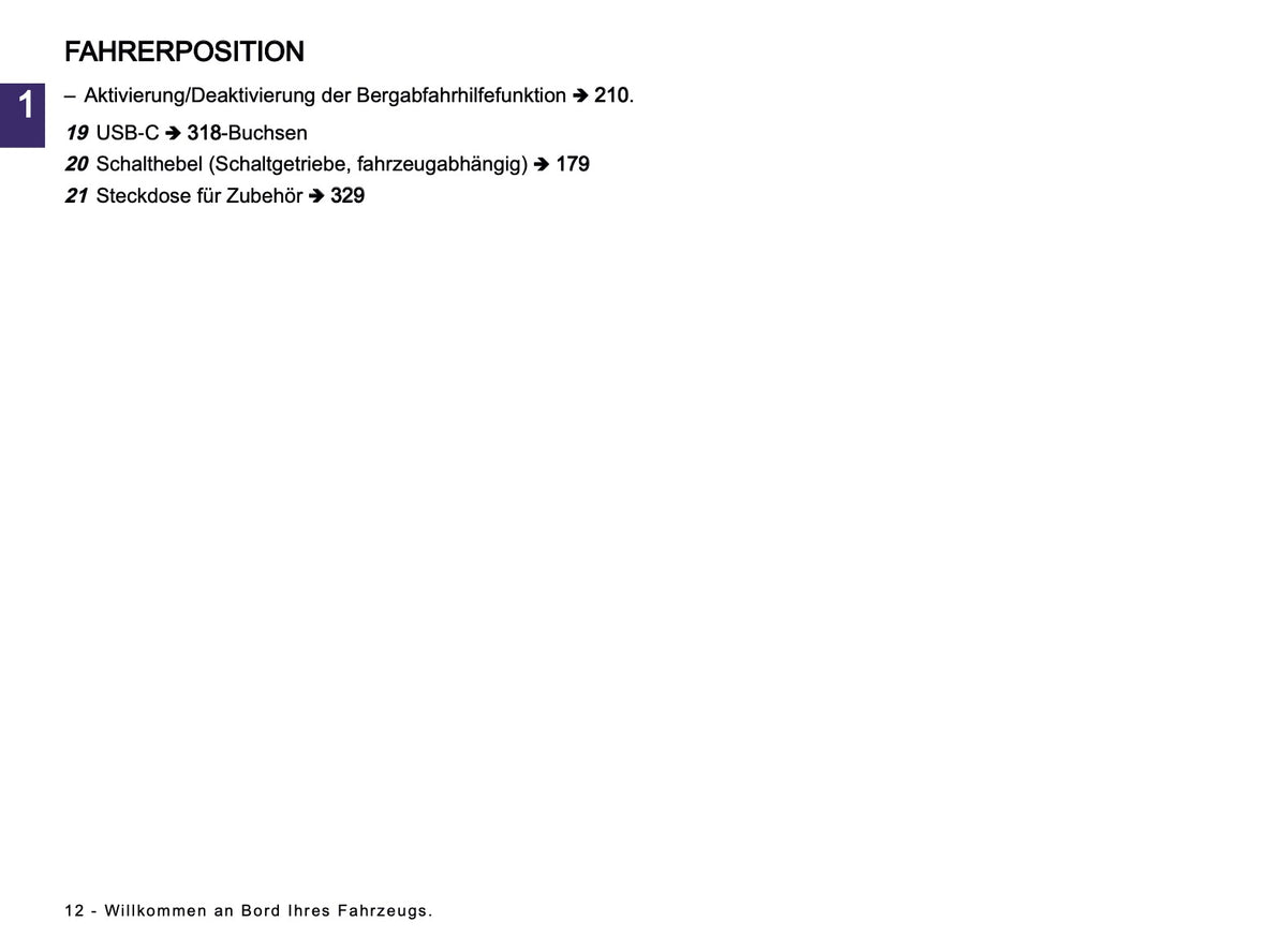 2026 Dacia Duster Owner's Manual | German