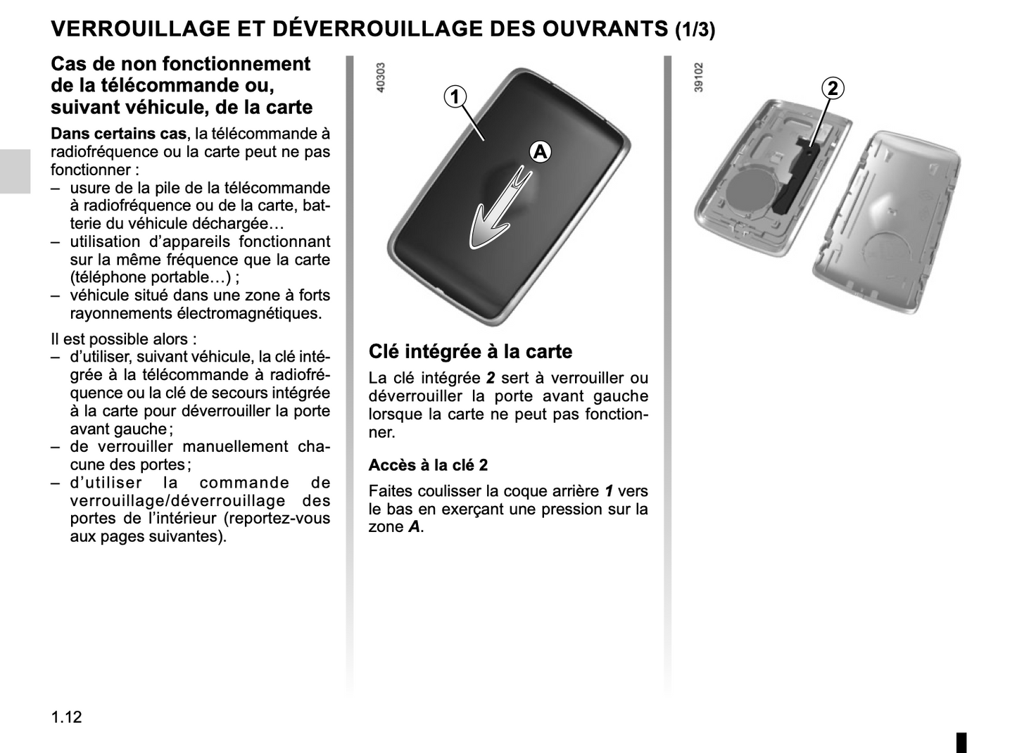 2022-2024 Dacia Duster Owner's Manual | French