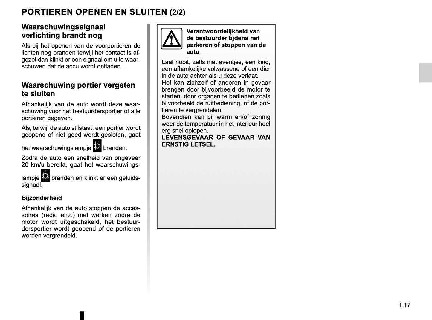 2022-2023 Dacia Duster Owner's Manual | Dutch