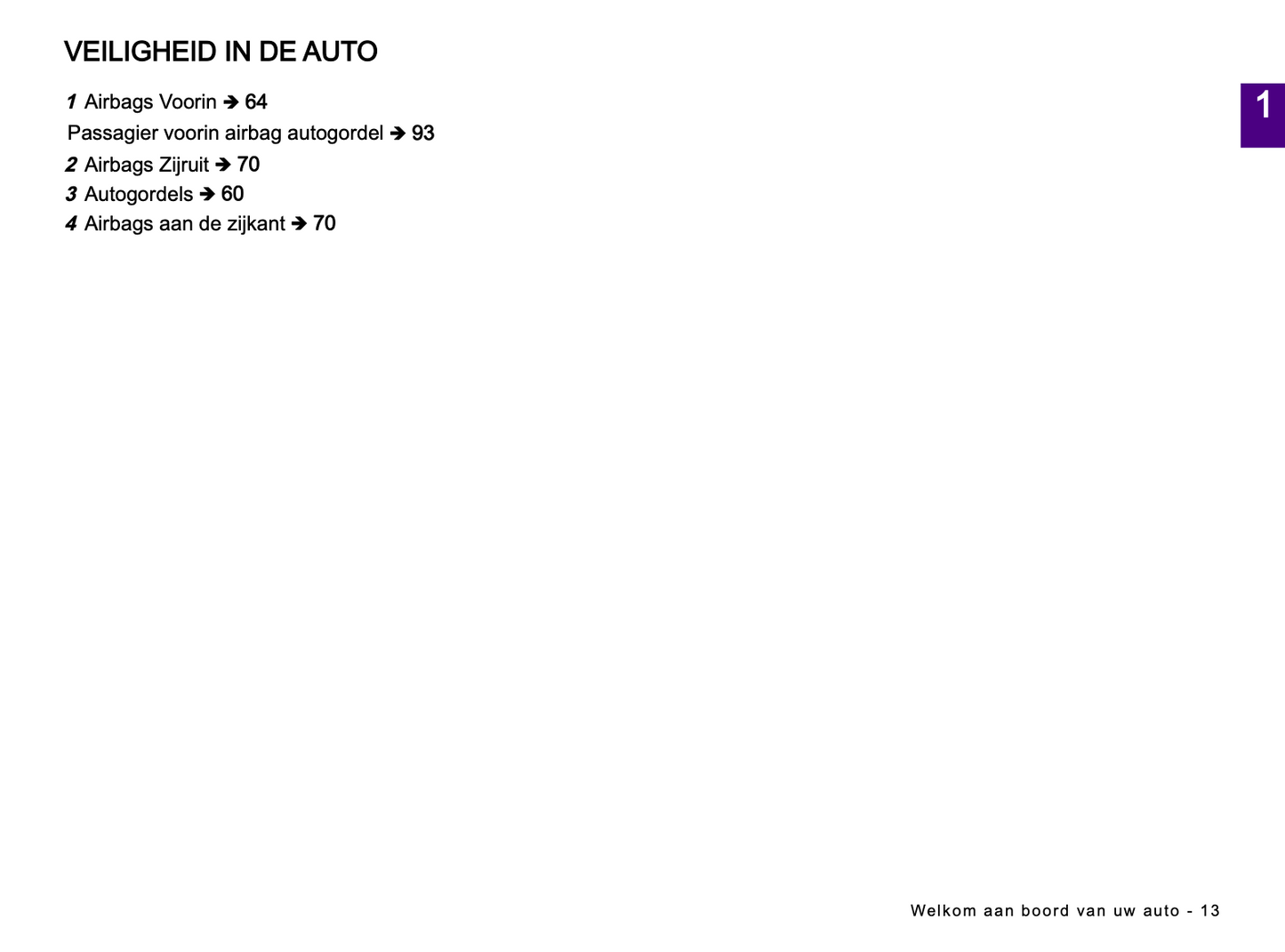 2024 Dacia Duster Owner's Manual | Dutch