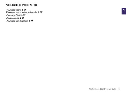 2025-2026 Dacia Duster Owner's Manual | Dutch