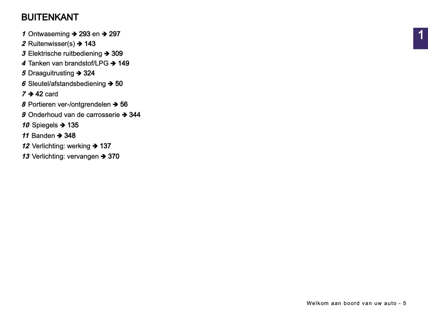 2025-2026 Dacia Duster Owner's Manual | Dutch