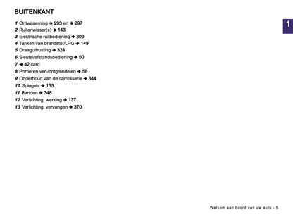 2025-2026 Dacia Duster Owner's Manual | Dutch