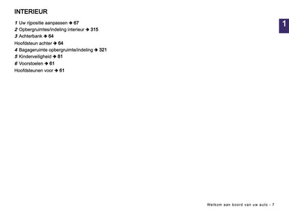 2025-2026 Dacia Duster Owner's Manual | Dutch