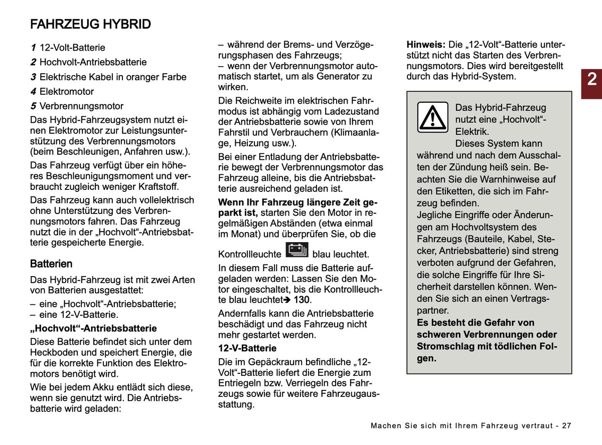 2026 Dacia Jogger Owner's Manual | German