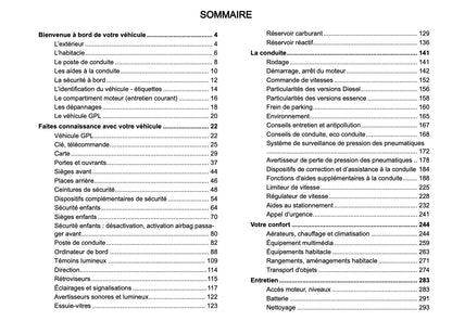 2024-2025 Dacia Sandero/Sandero Stepway Owner's Manual | French