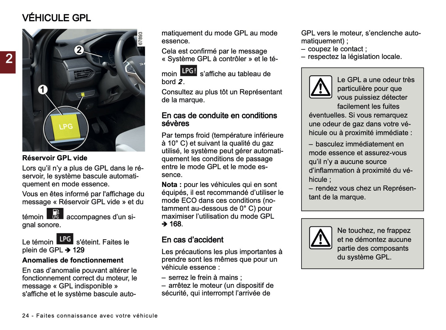 2024-2025 Dacia Sandero/Sandero Stepway Owner's Manual | French