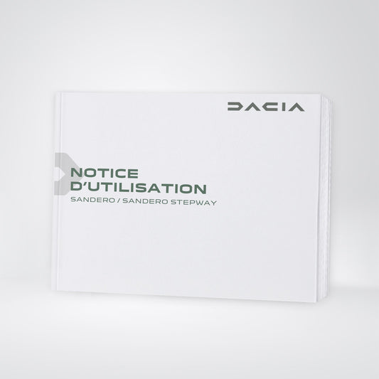 2025-2026 Dacia Sandero/Sandero Stepway Owner's Manual | French