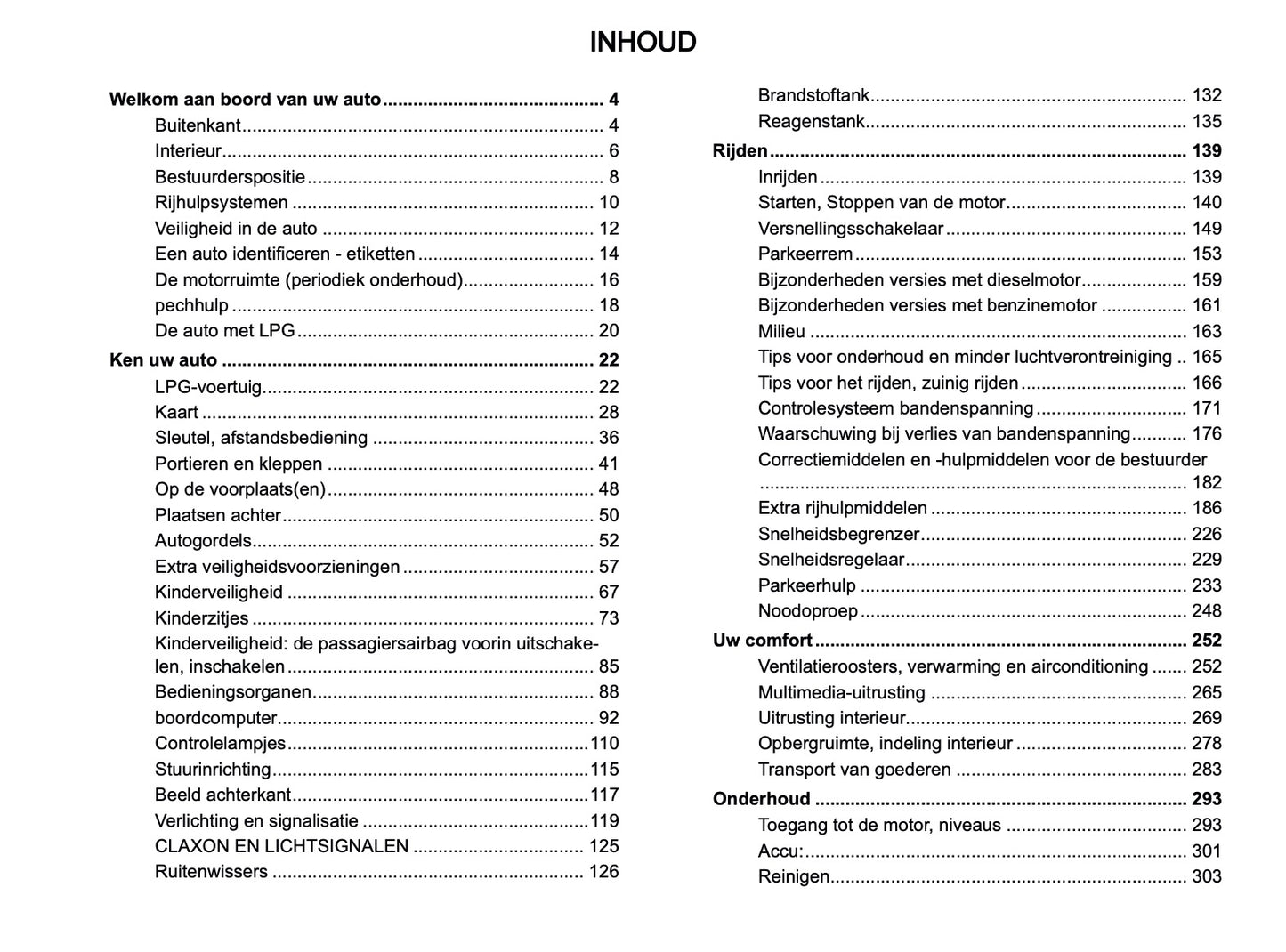 2025-2026 Dacia Sandero/Sandero Stepway Owner's Manual | Dutch