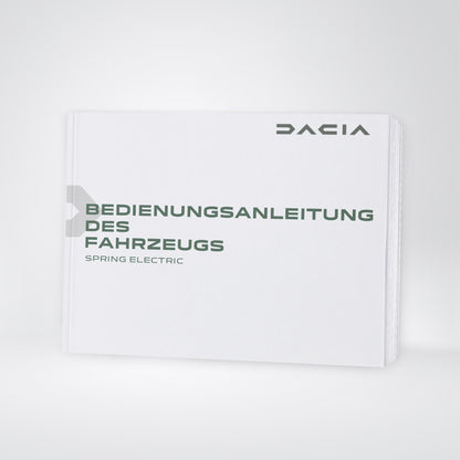 2024-2025 Dacia Spring Electric Bedienungsanleitung | Deutsch