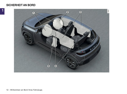 2024-2025 Dacia Spring Electric Bedienungsanleitung | Deutsch