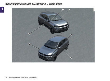 2024-2025 Dacia Spring Electric Bedienungsanleitung | Deutsch