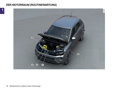 2024-2025 Dacia Spring Electric Bedienungsanleitung | Deutsch