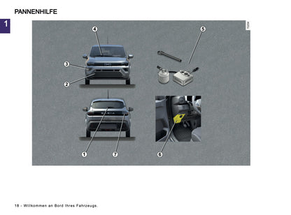 2024-2025 Dacia Spring Electric Bedienungsanleitung | Deutsch