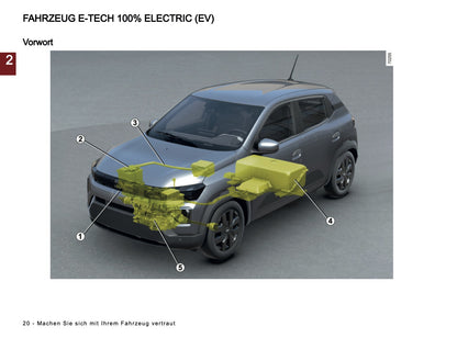 2024-2025 Dacia Spring Electric Bedienungsanleitung | Deutsch