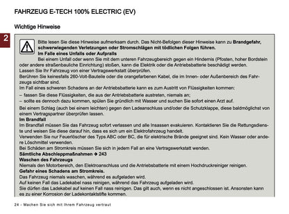 2024-2025 Dacia Spring Electric Bedienungsanleitung | Deutsch