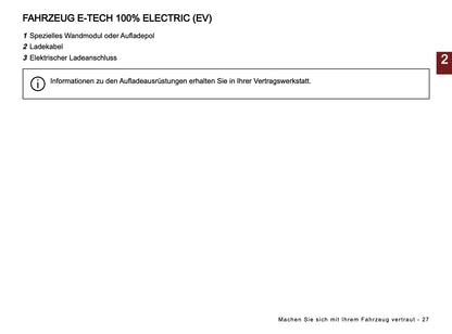 2024-2025 Dacia Spring Electric Bedienungsanleitung | Deutsch