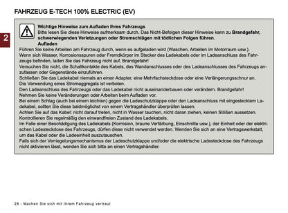 2024-2025 Dacia Spring Electric Bedienungsanleitung | Deutsch
