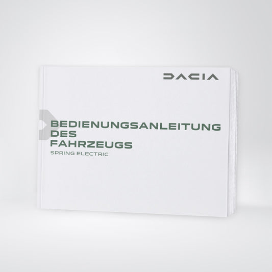 2026 Dacia Spring Electric Bedienungsanleitung | Deutsch