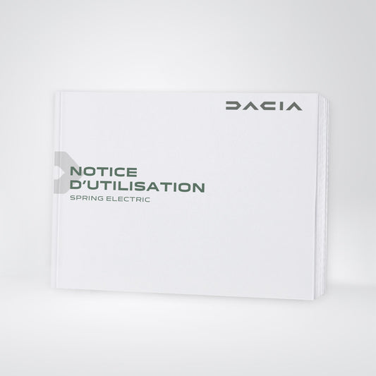 2026 Dacia Spring Electric Owner's Manual | French