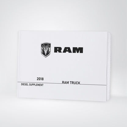 2018 Ram Truck Diesel Ergänzendes Anleitung | Englisch