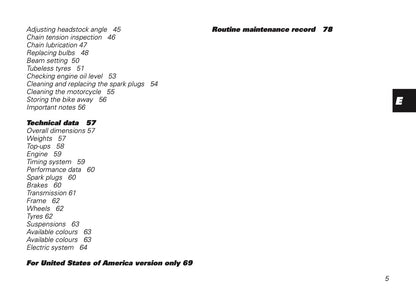 2001 Ducati 748/996 Owner's Manual | English US
