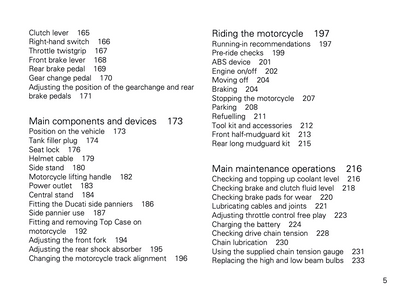 2014 Ducati Multistrada 1200 S Granturismo Owner's Manual | English