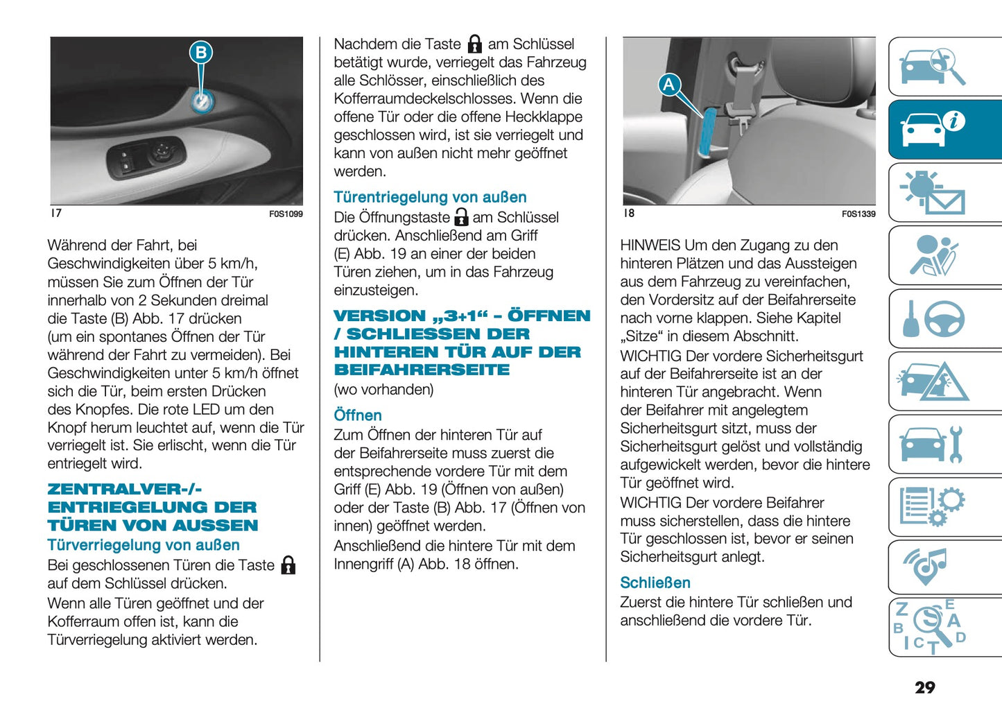 2025 Fiat 500e Bedienungsanleitung | Deutsch